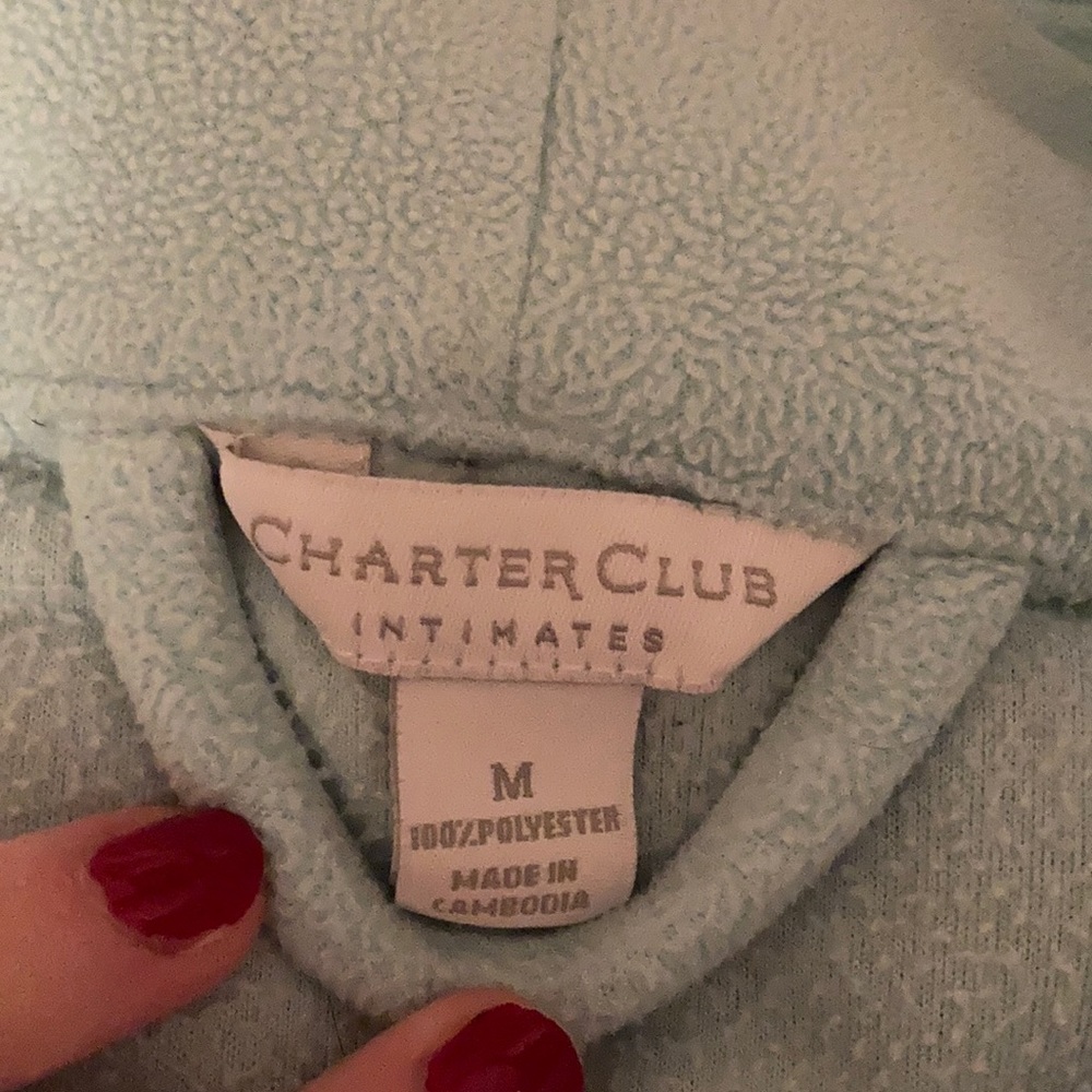 Light Blue Bath Robe - Picture 4 of 4